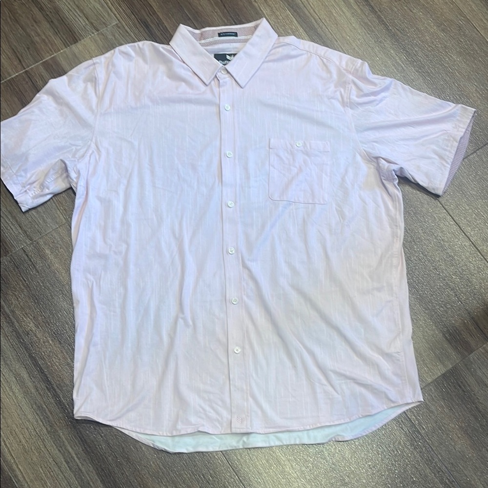 Buttercloth Casual Pink Button Down Shirt - image 1
